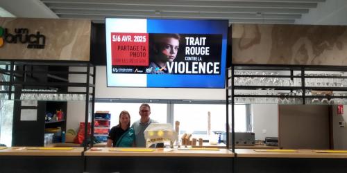 Trait rouge contre la violence